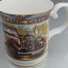 James Sadler  classic cars   duży szlachetnie porcelanowy kubek
