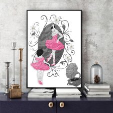 MAŁA BALETNICA... ART PRINT A4