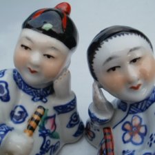 Relax & love porcelanowe figurki ręcznie malowane wschodnia stylistyka symboliczne śliczne