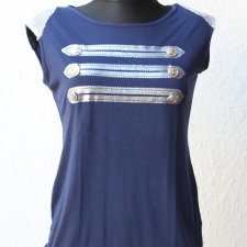 Marynarska granatowa bluzka