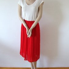 Czerwona solejka vintage made in Italy