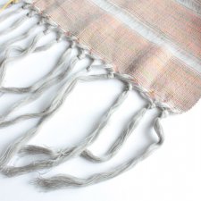 Stylowy szal vintage transparentne wstawki