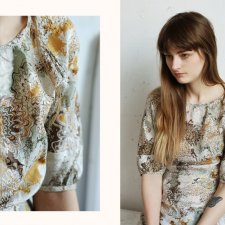 *100% jedwab Vintage sukienka! *