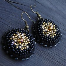 gold mandala / kolczyki