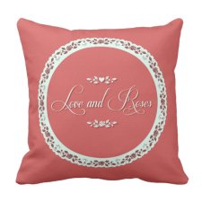 Poduszka dekoracyjna  Shabby Chic LOVE and ROSE 6124