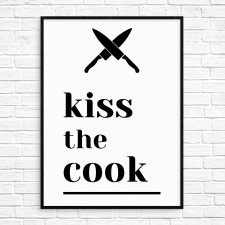 Plakat A3 "Kiss The Cook"