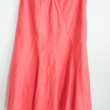 PLUS SIZE malinowy len