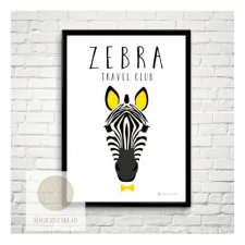 Plakat "Zebra" A3
