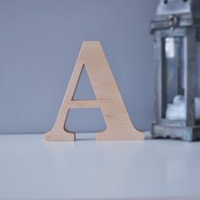 Drewniane litery dekoracyjne 20cm