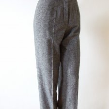 Szare retro spodnie 36