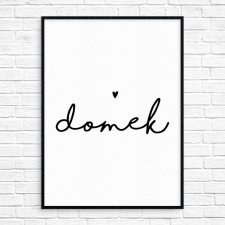 Plakat 40x50 cm "Domek"