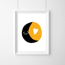 PLAKAT - MOON - A3