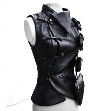 Non-military Waistcoat Black II-kamizela