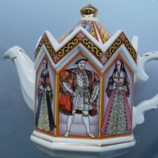 Rarytas od Sadler 4440 king henry VIII and his six wives  kolekcjonerski i użytkowy imbryk - dzbanek porcelanowy 1960