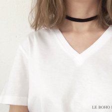 Simple Black Velvet Choker Necklace