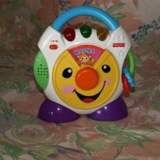 fisher price grający zegar