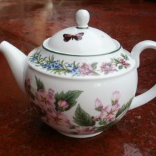 BIG Royal Worcester herbs 1990 rarytas duży dzbanek herbaciany