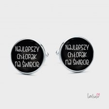 Spinki do mankietów NAJLEPSZY CHŁOPAK