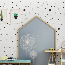 TAPETA DLA DZIECI BLACK DOTS