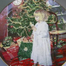 coalport christmas Angel  Kolekcjonerski talerz porcelanowy edycja limitowana