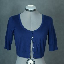 sweterek  OLD NAVY 100% bawełna bolerko granatowy