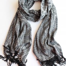 Paisley duży szal vintage