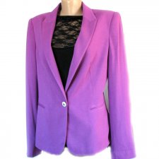 WYPRZEDAZ % Żakiet ZARA BASIC fuksja