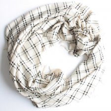 Krata duża miękka chusta vintage