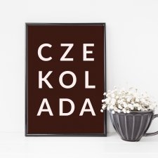 Plakat "Czekolada" format A3