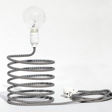 Lampa nocna sprężyna "brzoza" do pokoju