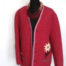 BOSS   WEŁNIANA KURTKA