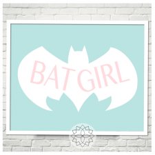 Plakat "BAT GIRL" A3