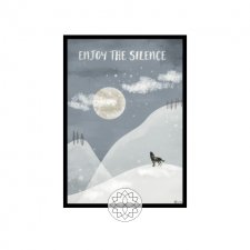 Plakat "Enjoy the silence" A3