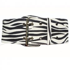 Pasek skórzany Zebra
