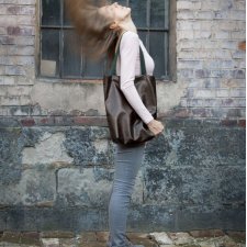 torba z błyszczącej ekoskóry city lights