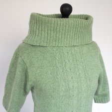 zielony sukienka/sweter