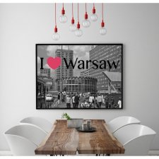 Plakat - I love Warsaw - MEMORIES OF PRL