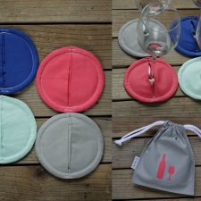 Podkładki pod kieliszki na wino