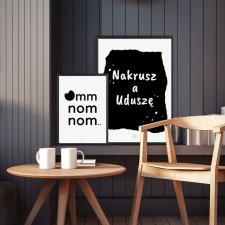 Zestaw 2 Typografii "Nakrusz" + "Omnomnom"