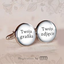 Twoje zdjęcie/grafika w spinkach
