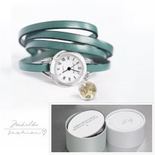 - 20 % Prezent - Zegarek - Around the World - zielony morski
