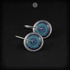 Circles Ocean Mandala Mini - długie kolczyki