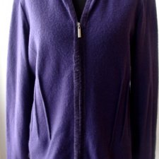 WEŁNIANY  ŻAKIET  Z LAMÓWKAMI