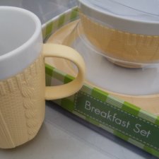 rington's breakfast set oryginalny design nowy porcelanowy  w oryginalnym opakowaniu ciekawy na prezent