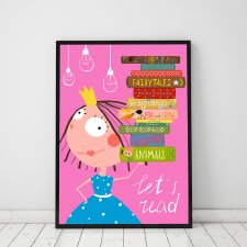 plakat z królewną (format A3)