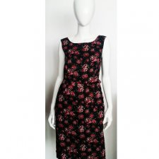 8/36 Lniana sukienka kwiaty