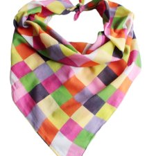 Chusta kolorowa krata