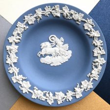 WEDGWOOD ❀ڿڰۣ❀ Jasper ware ❀ڿڰۣ❀ porcelana biskwitowa ❀ڿڰۣ❀ talerzyk