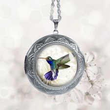 pastelowy koliber :: medalion sekretnik unikatowy prezent