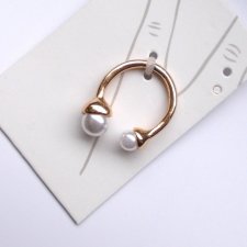 (nowy) pierścionek złoty perły